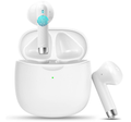 Wireless Earbuds, Bluetooth 5.4 Headphones in Ear with 4 Noise Cancelling Mic, Earbuds Stereo Bass, IP7 Waterproof Sports Wireless Earphones, 32H Playtime USB C Charging Buds White for Android iOS